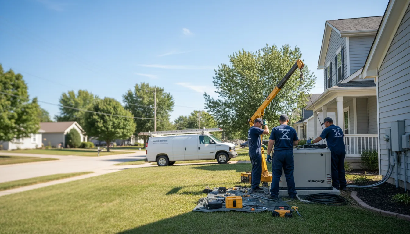 Generator Installation in Peoria Heights, IL near me